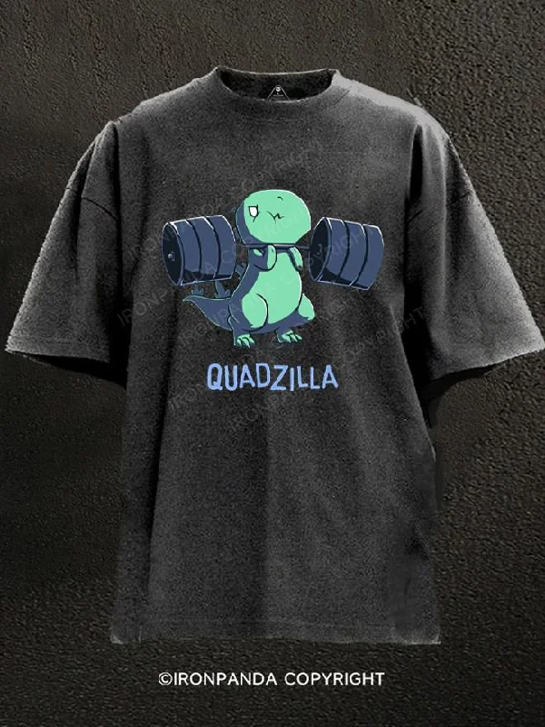 T-Shirt-All-Season-QUADZILLA Washed Gym Shirt