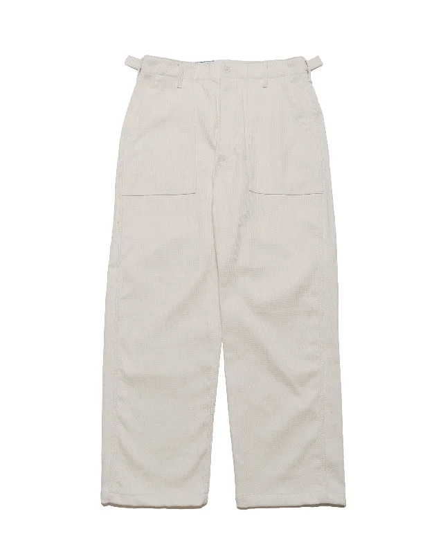 Pants-Running-Engineered Garments Workaday Fatigue Pant Natural Cotton Heavy Basketweave