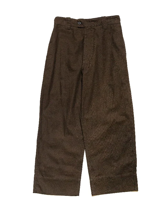 Pants-Punk-MHL Painters Trouser Dry Cotton Gabardine Ebony