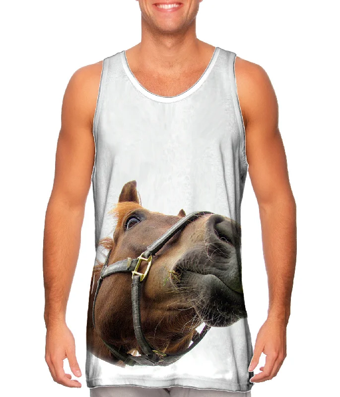 Tank-Top-Sleeveless-Big Mouth Horse