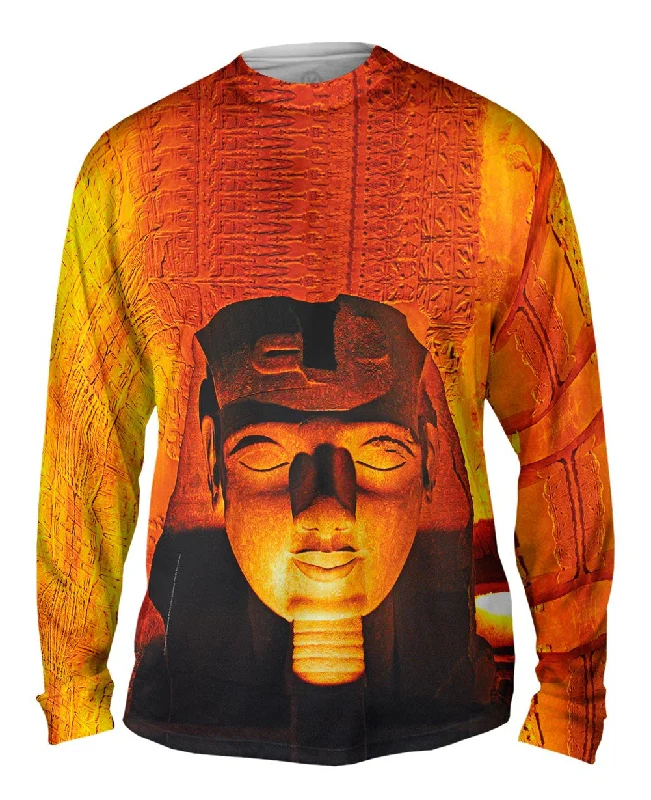 Long-Sleeve-Grey-Egyptian Statue