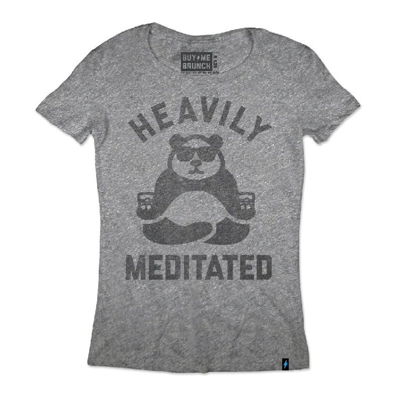 T-Shirt-Crewneck-Heavily Meditated Tee