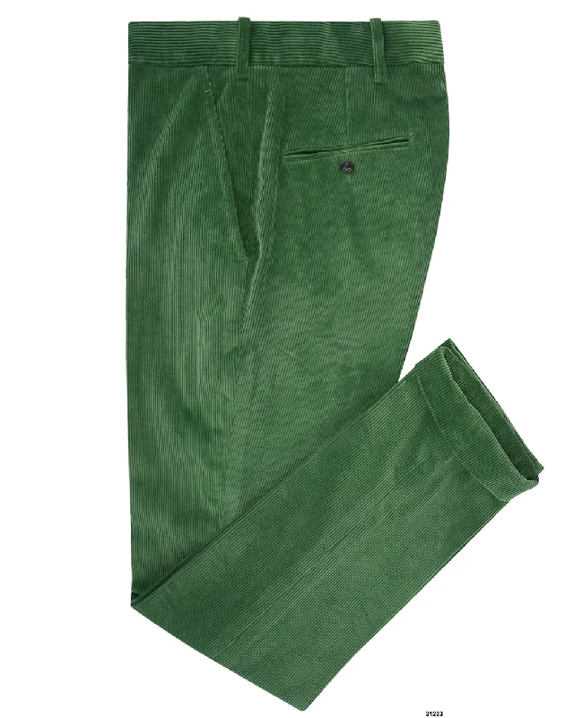 Pants-Trendy-Brisbane Moss Emerald Corduroy