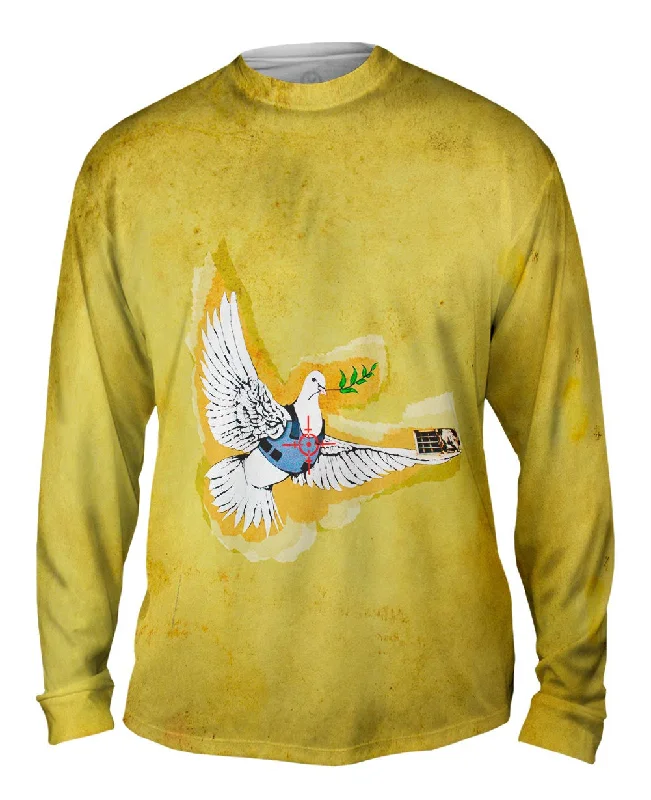 Long-Sleeve-Surfing-Graffiti Banksy Dove