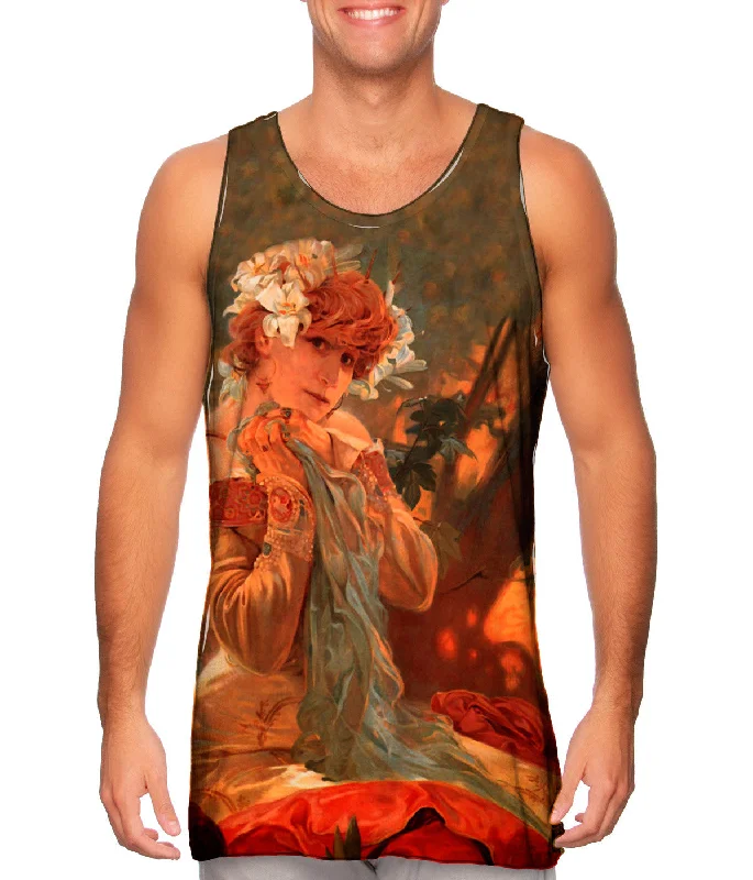 Tank-Top-Streetwear-Alphonse Mucha - "Lefevre Utile" (1903)