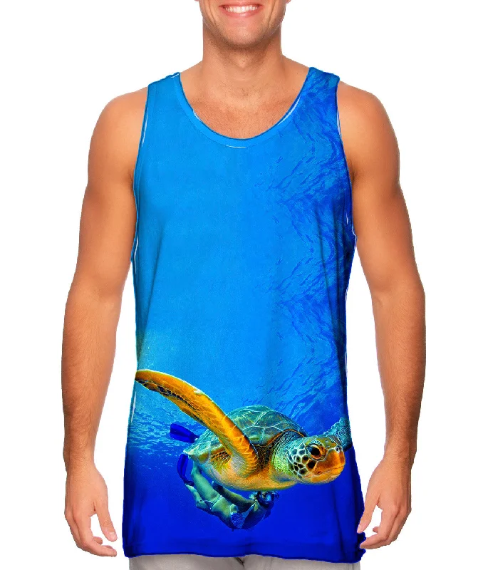 Tank-Top-Performance-Complicidad Turtle Dive Underwater