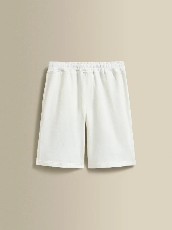 Shorts-Boho-Loopback Cotton Drawstring Shorts