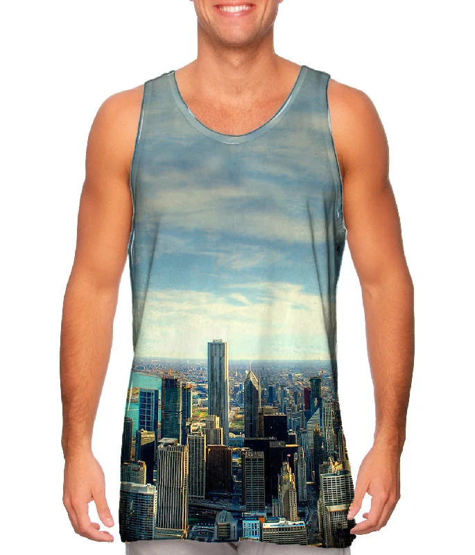 Tank-Top-Drawstring-Chicago Skyline