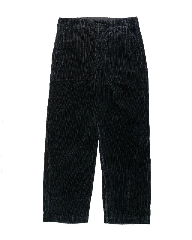 Pants-Classic-Engineered Garments Fatigue Pant Black Cotton 8W Corduroy