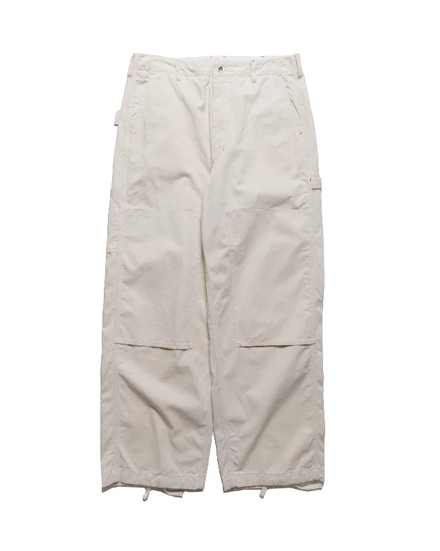 Pants-Mid-Waisted-Engineered Garments Painter Pant Natural Chino Twill