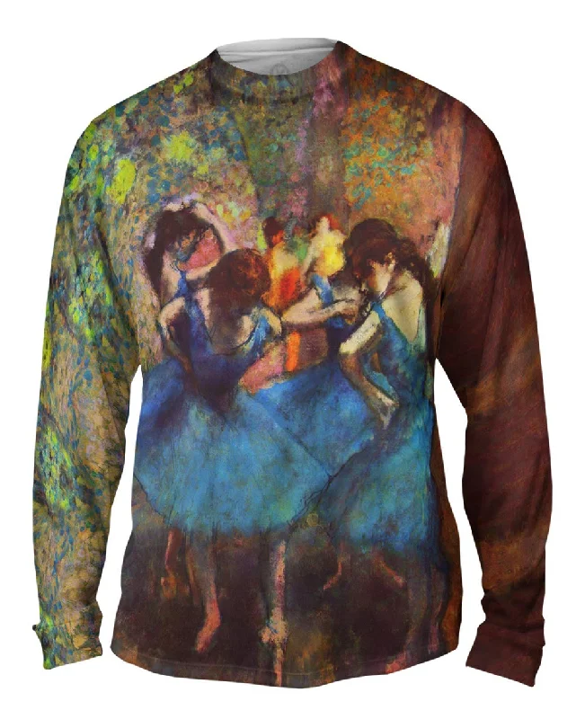 Long-Sleeve-Fleece-Edgar Degas - "Dancers in Blue" (1895)