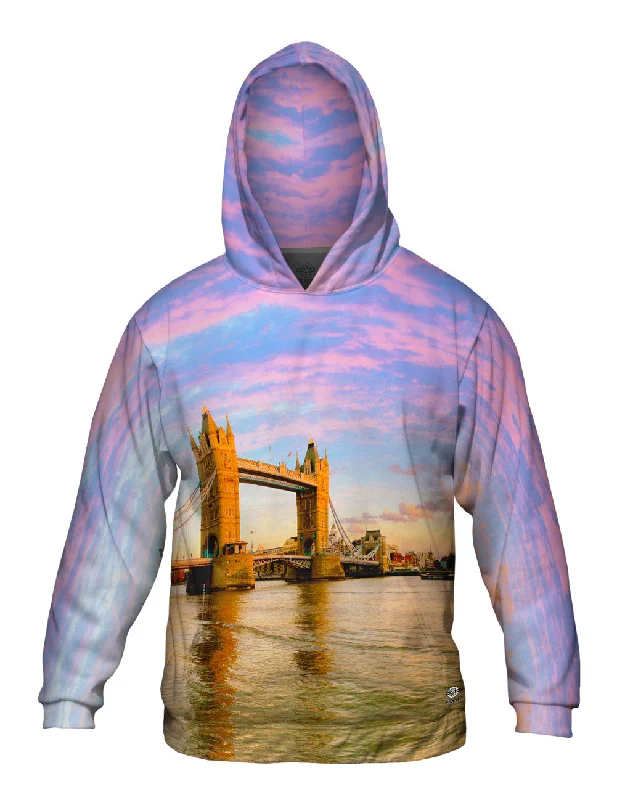 Hoodie-Yellow-Tower Bridge With Big Ben Sunset