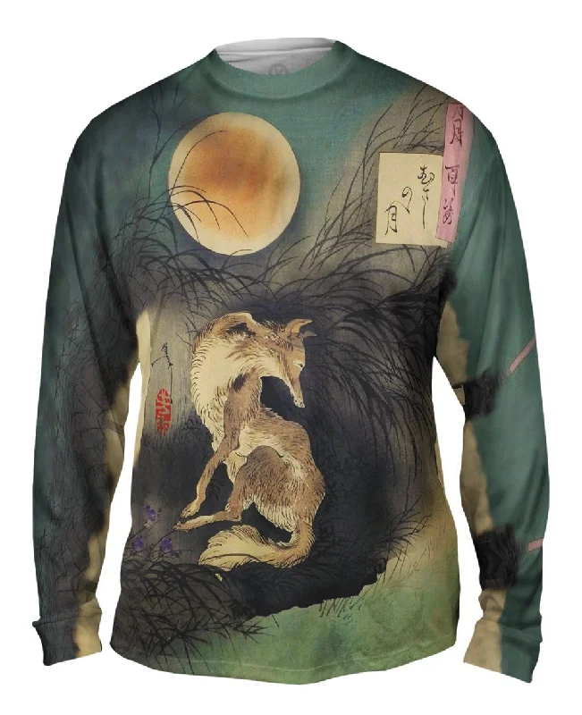 Long-Sleeve-All-Season-Japan - Tsukioka Yoshitoshi -"Moon on Musashi Plain" ()