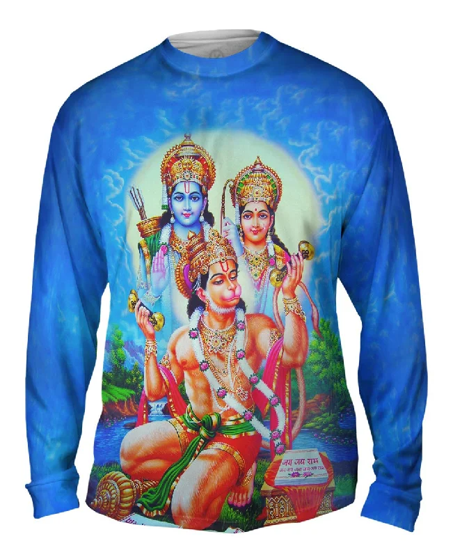 Long-Sleeve-Casual-India - "Hindu Monkey God"