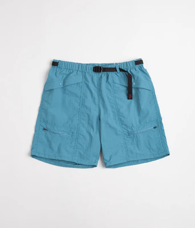 Shorts-Slim-Fit-Battenwear Camp Shorts - Aqua