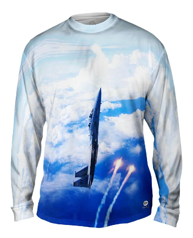 Long-Sleeve-Tie-Dye-Air Force F15 Vertical Deploy