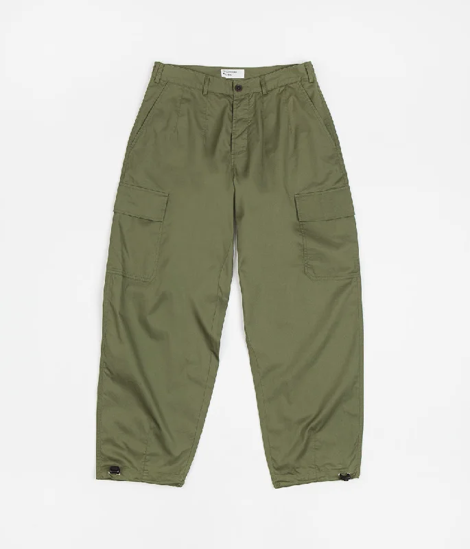 Pants-Outdoor-Universal Works Loose Cargo Pants - Light Olive