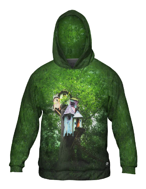 Hoodie-Green-Tree Top Not Done