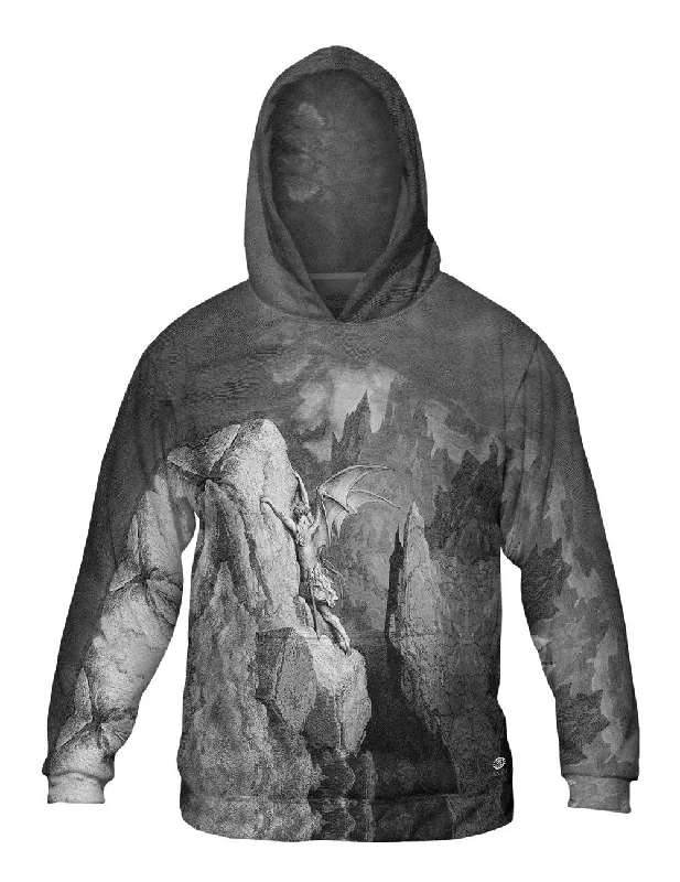 Hoodie-Thermo-Regulated-Gustave Dore - "Satan_#_s Flight Through Chaos" (1868)