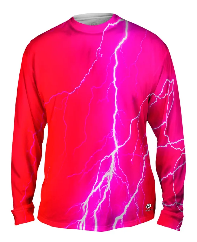 Long-Sleeve-Vintage-Lightning Storm Pink