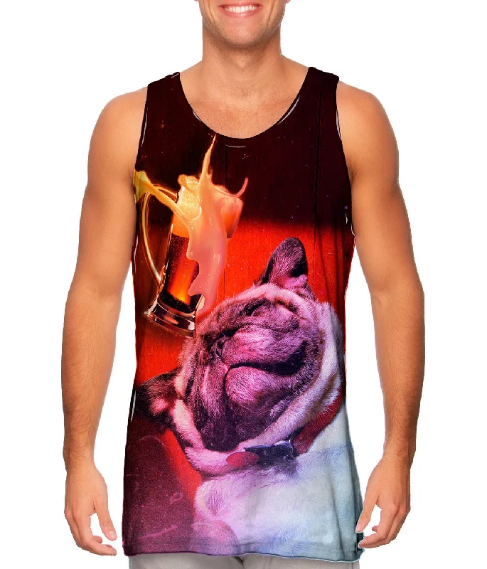 Tank-Top-Family-Matching-Beer Sleepy Pug