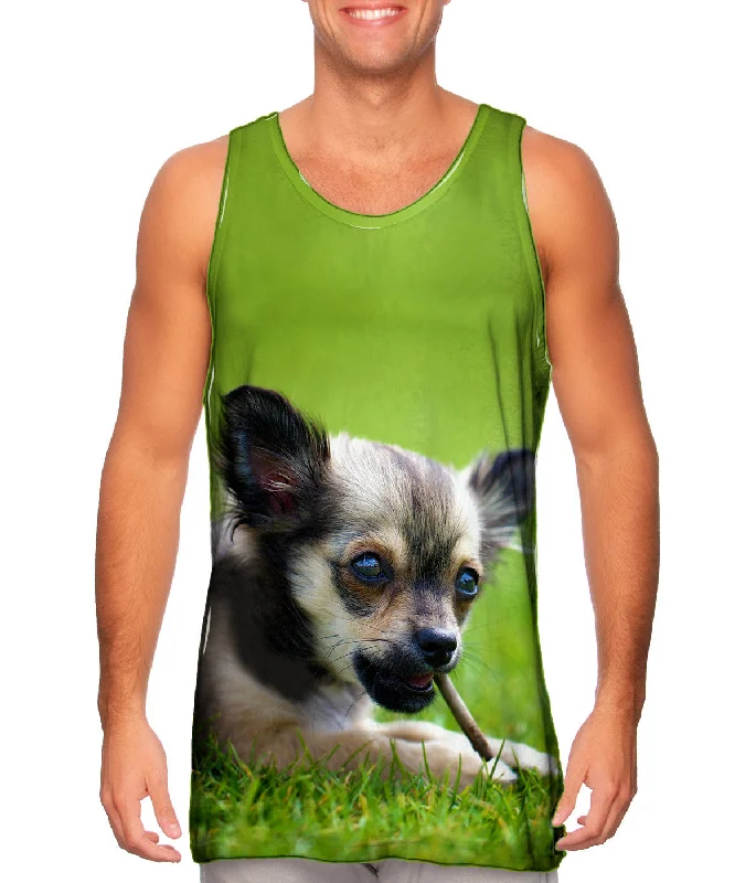 Tank-Top-Performance-Chihuaha Loves To Chew