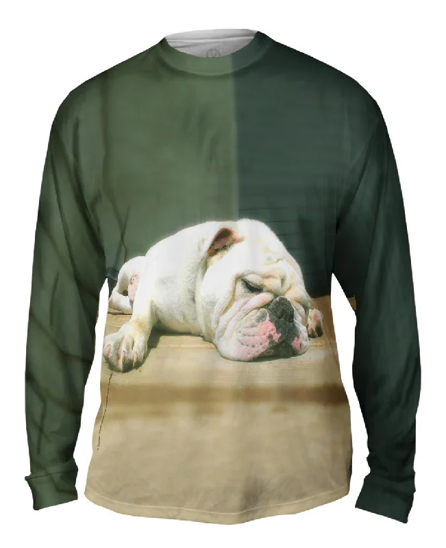 Long-Sleeve-College-Sleepy Time Bulldog