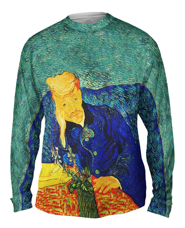 Long-Sleeve-Boho-Vincent Van Gogh - "Portrait Of Dr Gachet" (1890)