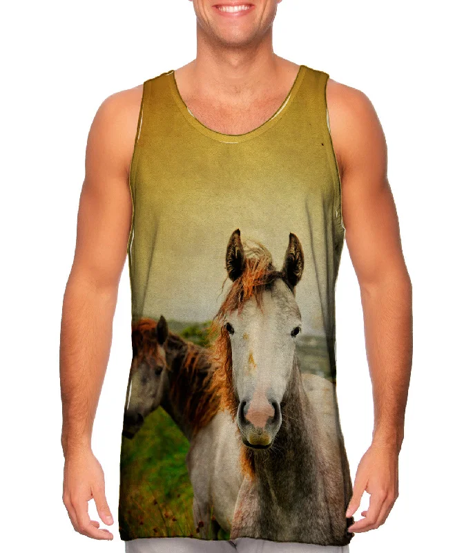 Tank-Top-Couple-Duo Paint Horses