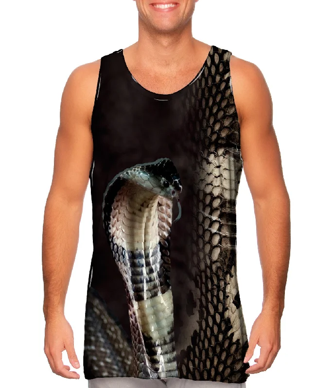 Tank-Top-Khaki-Cobra Half Skin