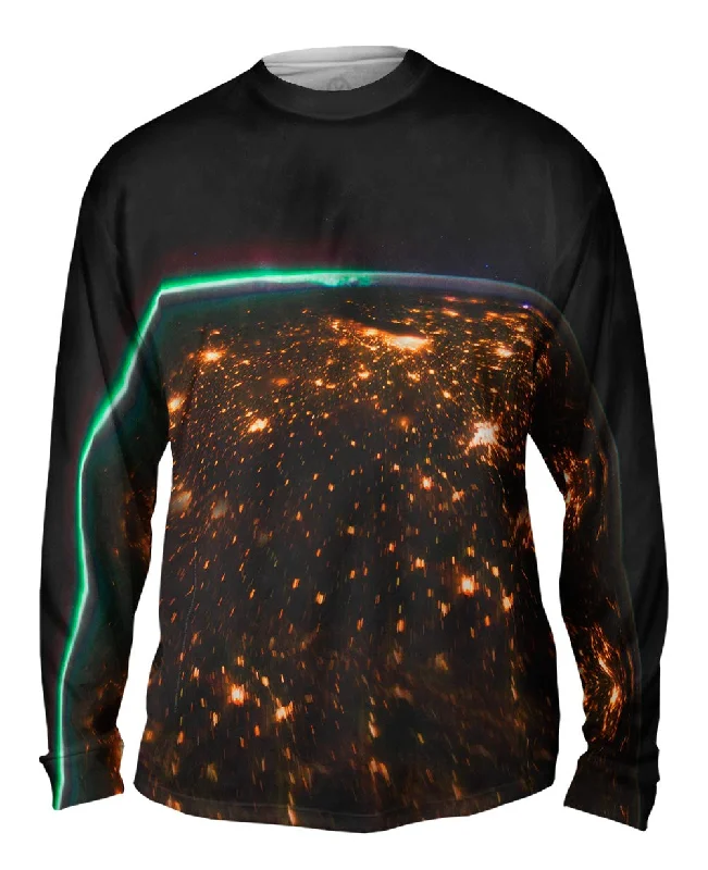 Long-Sleeve-Punk-Space Midwest Night Aurora Borealis