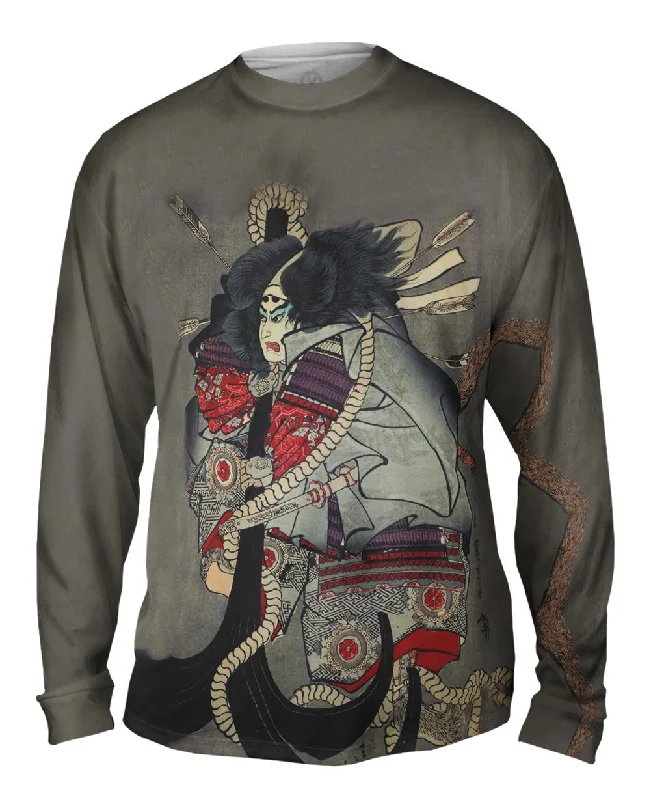 Long-Sleeve-Running-Japan - Ichiyusai Kuniyoshi -"Battle of Dannoura" (1845)