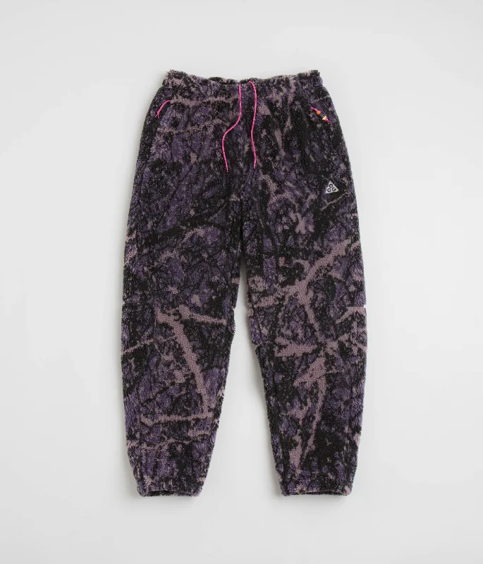 Pants-Family-Matching-Nike ACG Canwell Glacier Windproof Pants - Dark Raisin / Black / Black / Summit White