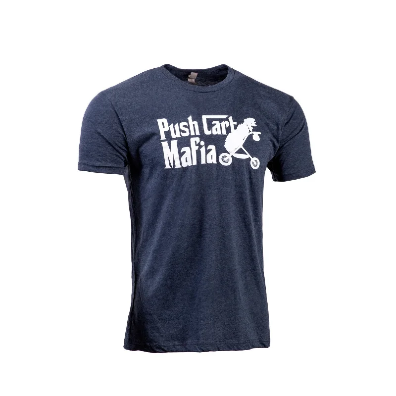 T-Shirt-Running-The Push Cart Mafia T-Shirt | Navy