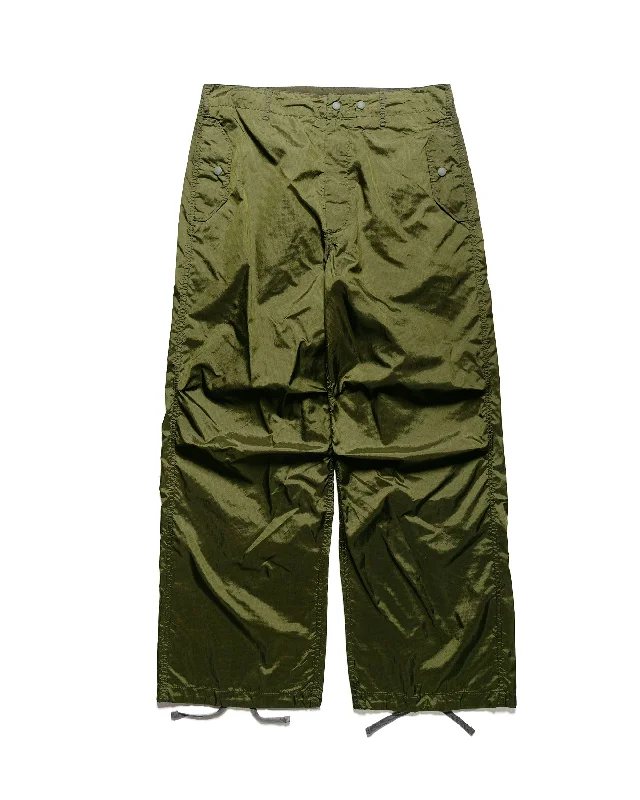 Pants-Stacked-Engineered Garments Over Pant Olive Nylon Ripstop