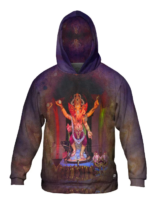 Hoodie-Boho-Kirti Krishna Badkundri - "Lord Ganesha Idol Karnataka"