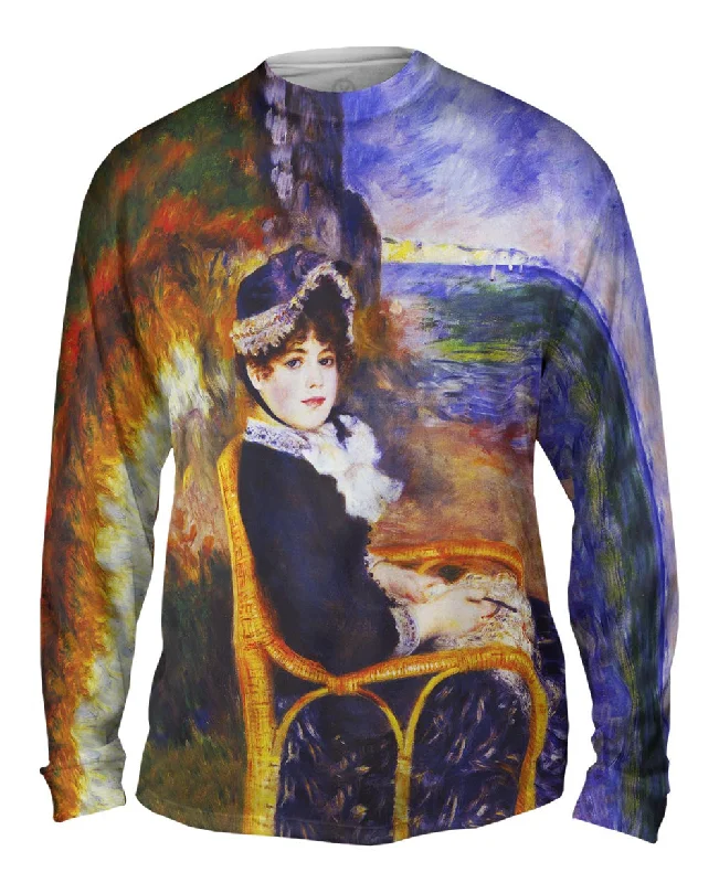 Long-Sleeve-Hooded-Pierre Auguste Renoir - "By The Seashore" (1883)