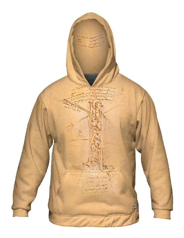 Hoodie-Y2K-Style-Leonardo DaVinci - "Flying Machine" (1487)