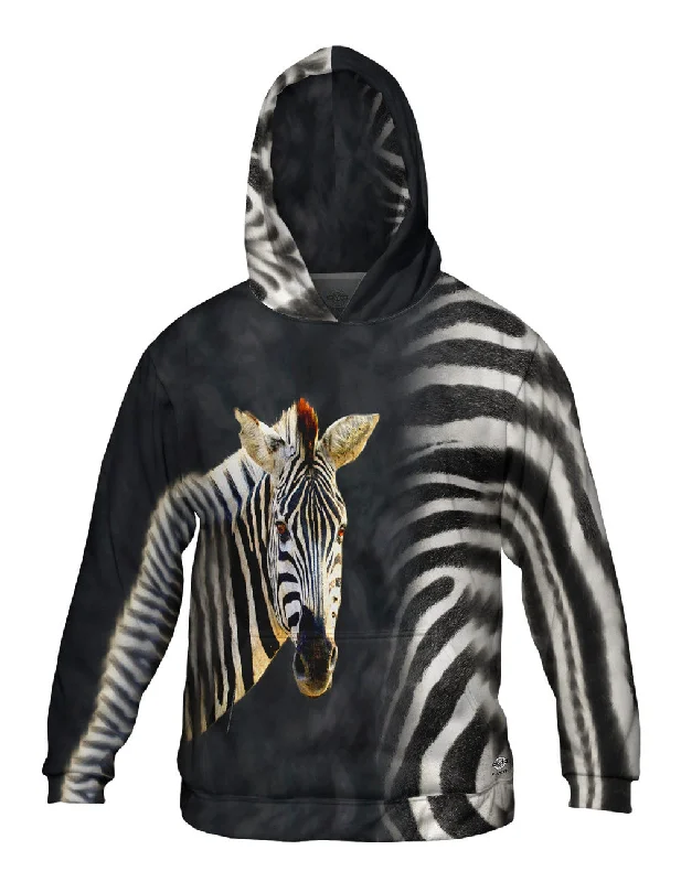 Hoodie-Moisture-Wicking-Zebra Half Skin