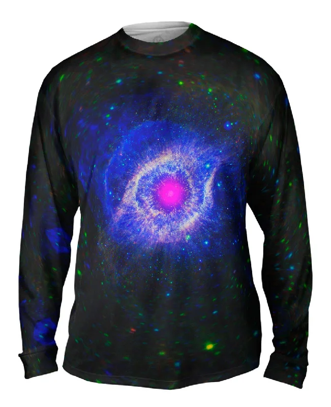 Long-Sleeve-White-Space Galaxy Helix Nebulae