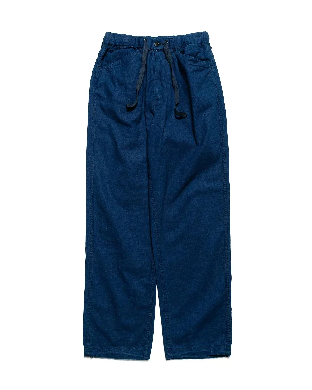 Pants-Heavyweight-Post O'Alls E-Z Travail Pants Cotton/Linen Sheeting Indigo