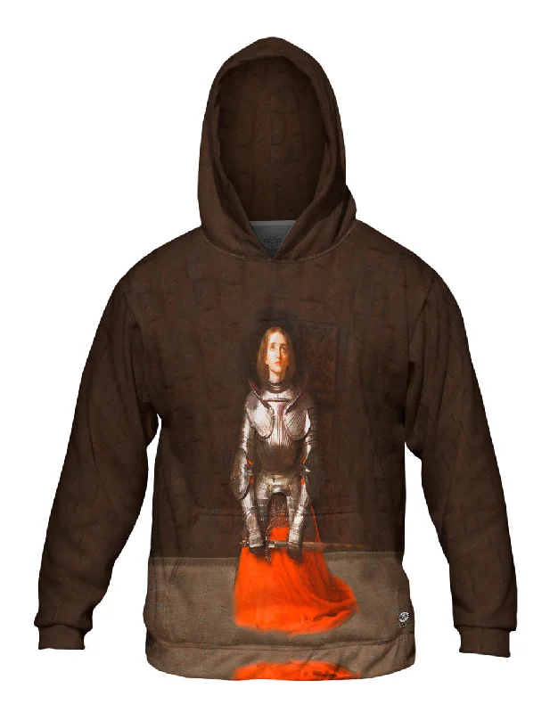 Hoodie-Stylish-John Everett Millais - "Joan Of Arc" (1865)