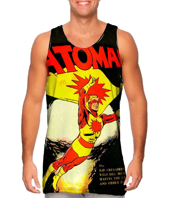 Tank-Top-Skateboarding-Atoman Comic Retro