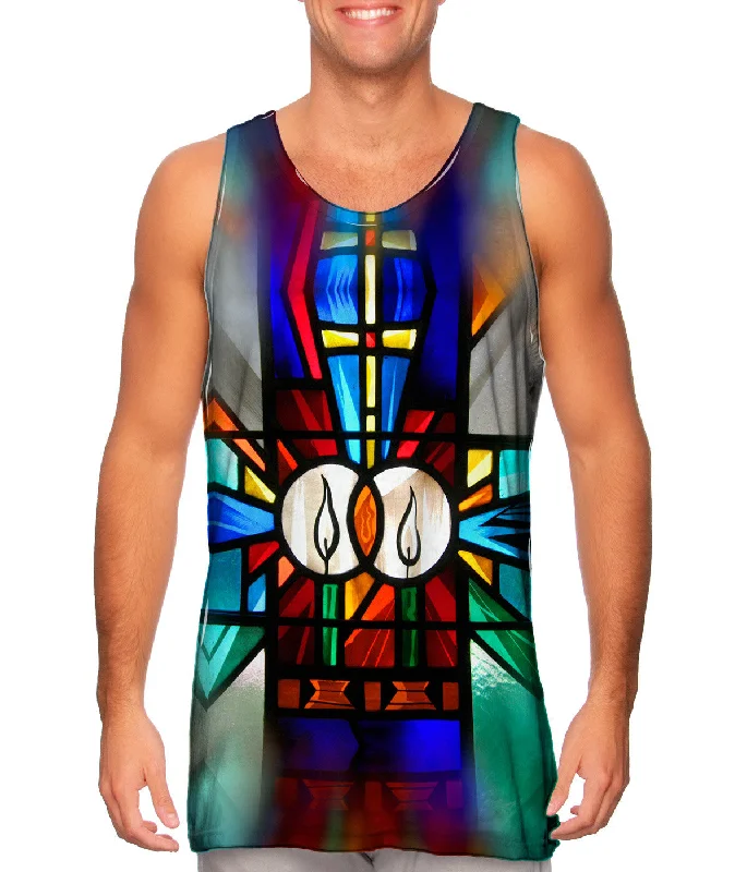 Tank-Top-Punk-"Stained Glass Candles"