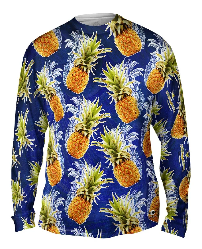 Long-Sleeve-College-Summer Pineapple