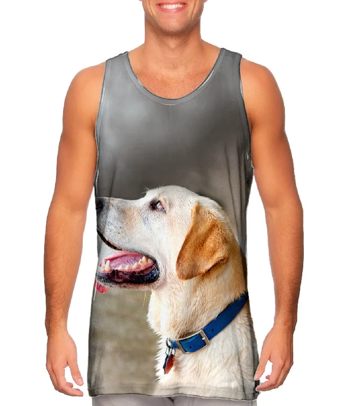 Tank-Top-Premium-Doggy Looks Up