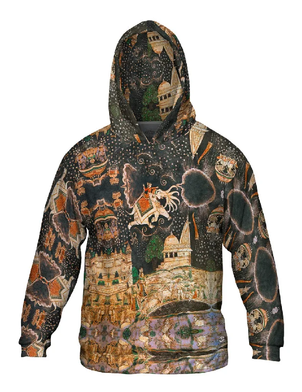 Hoodie-Cozy-"Wedding Of Rama And Sita Bundi Palace Wall"