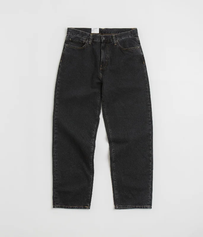 Pants-College-Carhartt Aaron Pants - Stone Washed Black