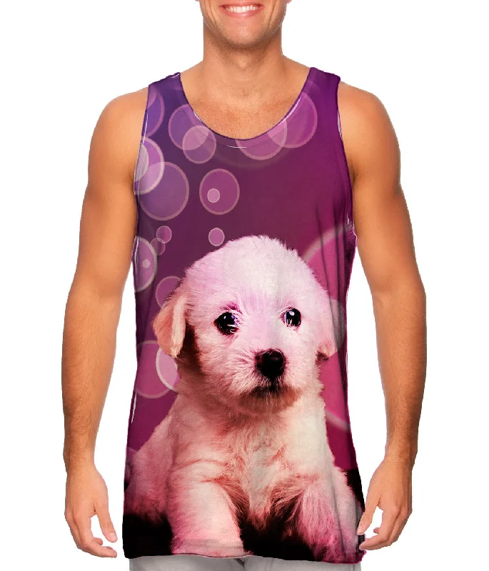 Tank-Top-College-Bubble Lap Puppy