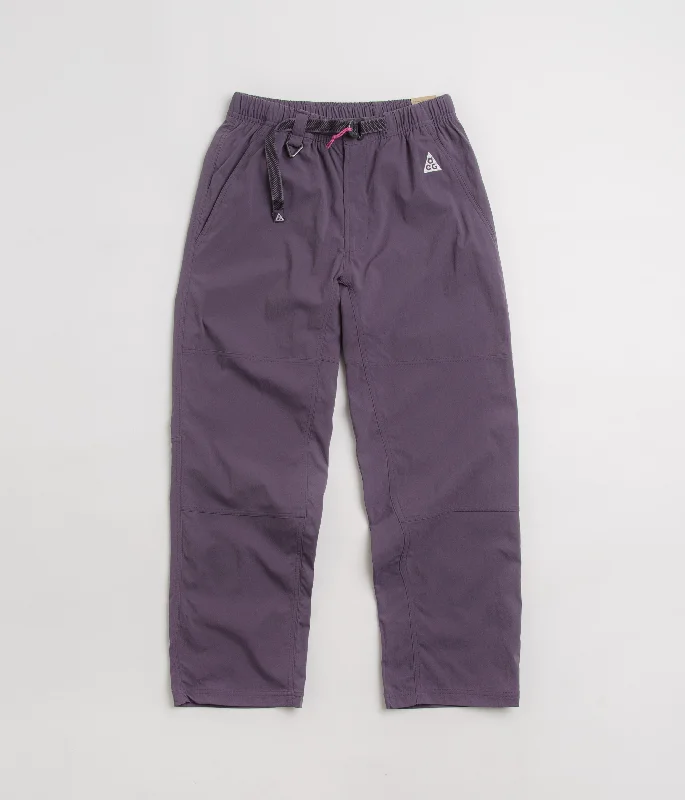 Pants-Lightweight-Nike ACG Hiking Pants - Dark Raisin / Black / Summit White